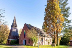 "So schön kann Kirche sein", lautet der Slogan der  Heilig-Geist_Kirche zu Bokhorst.