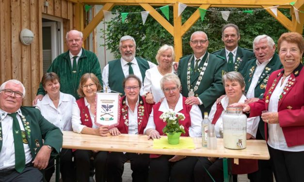 Schützen feierten 50 Jahre Schützenverein in Wankendorf.
