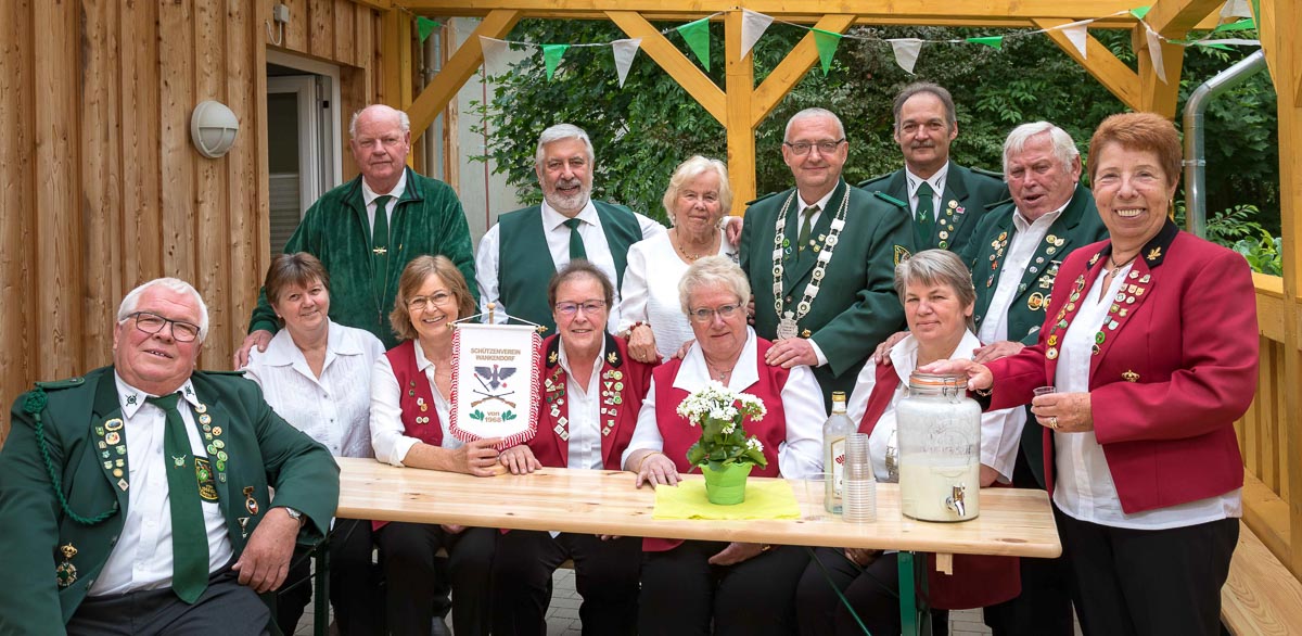 Schützen feierten 50 Jahre Schützenverein in Wankendorf.